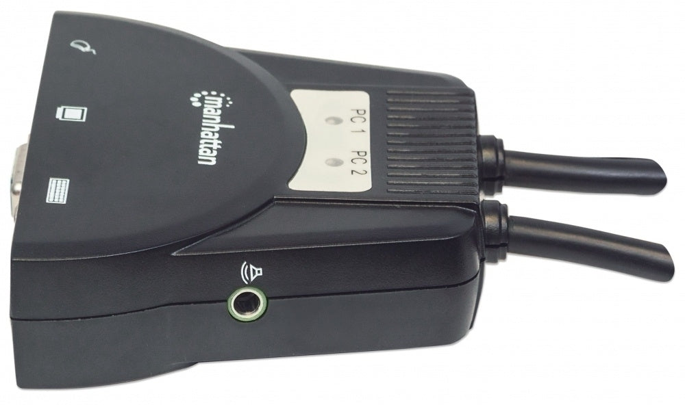 KVM Switch Intellinet 151245 | 2 Computadoras, Resolución 1920x1440, 4 USB