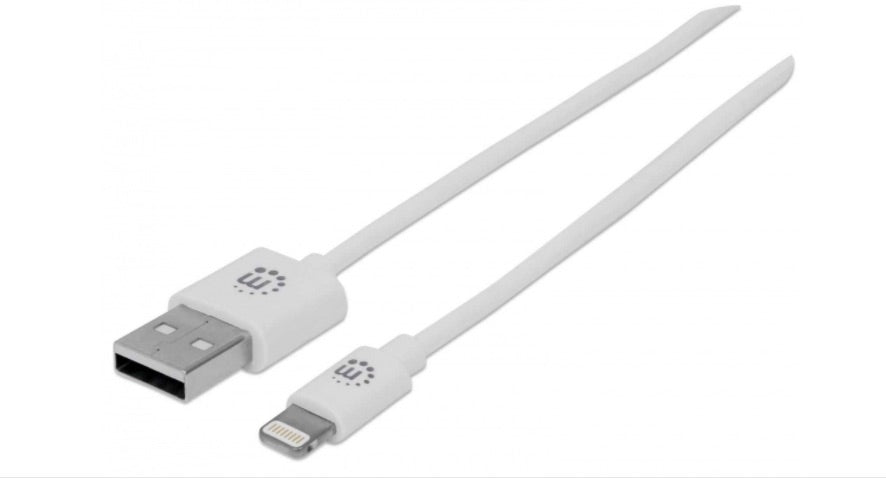Cable Lightning Intellinet 393744 | 8p a USB, 1.0m Blanco