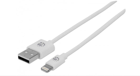 Cable Lightning Intellinet 393744 | 8p a USB, 1.0m Blanco