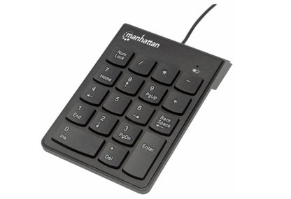 Teclado Numerico Alambrico Conexion USB Negro - Manhattan Teclado Numérico - Keypad