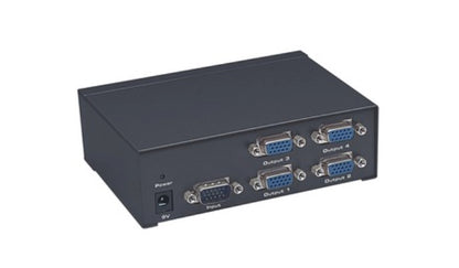 Manhattan Video Splitter SVGA 1 In : 4 Out Alta Resolucion - 30hz a 120khz - 1920 X 1680 - 65m Distancia Máxima de Funcionamiento - Entrada de VGA - Salida de VGA