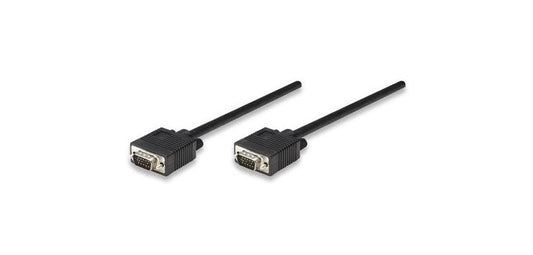Cable de Vídeo Intellinet 371377 | SVGA 11m, Apantallado, Negro