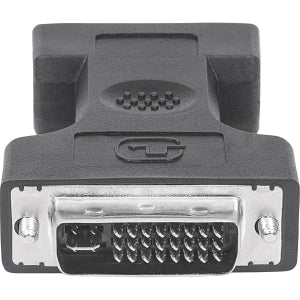 Adaptador DVI Intellinet 328883 | HD15H Níquel, Conector Negro