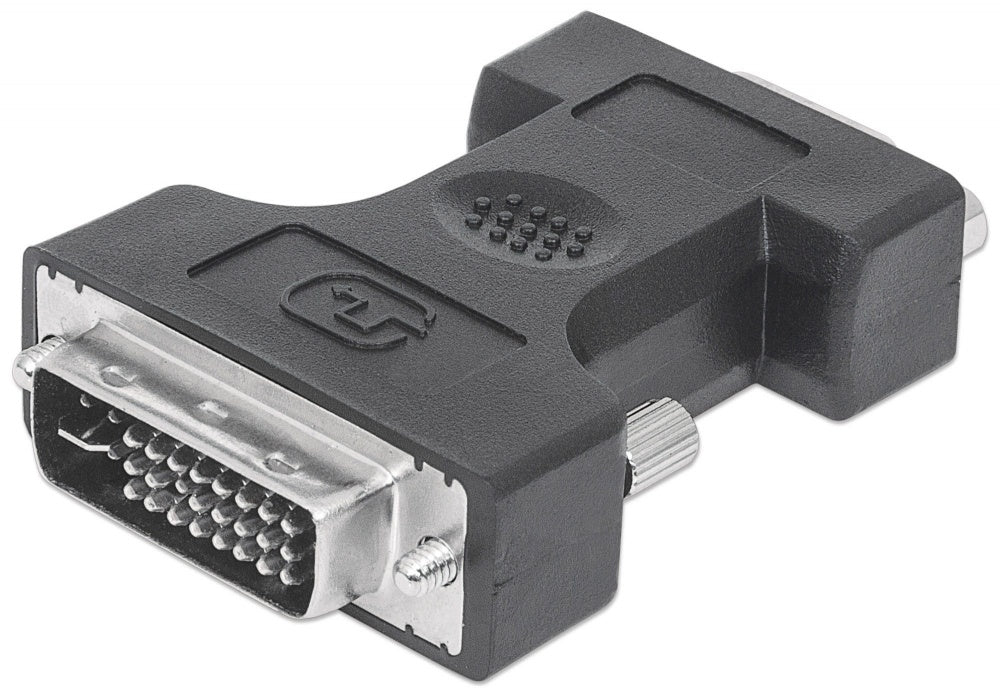 Adaptador DVI Intellinet 328883 | HD15H Níquel, Conector Negro