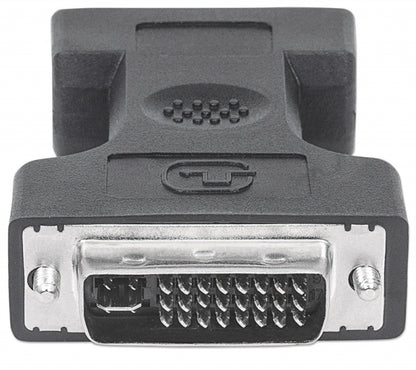 Adaptador DVI Intellinet 328883 | HD15H Níquel, Conector Negro