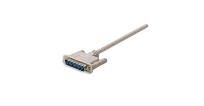 Cable Null Modem Intellinet 314770 | DB9H-DB25M, Apantallado 1.8m