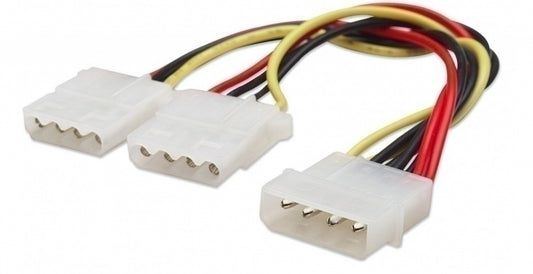 Cable de Alimentación Intellinet 301503 | 20cm, 2 Conectores Molex