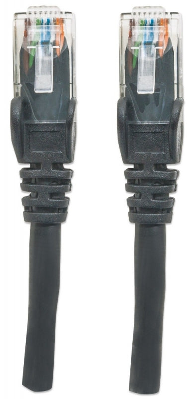 Intellinet Cable Patch Cat 6, 0.5m( 1.5f) Utp Negr - Cable For Conmutador, Módem, Router, Panel de Conexión, Enchufe de Pared, Dispositivo de Red - 1gbit/s - Cable de Conexión - Oro Contacto Chapado
