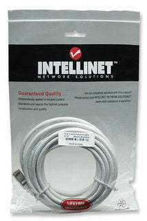 Cable Patch Cat 6, 3.0m(10.0f) Utp Blanco - Cable For Dispositivo de Red, Conmutador, Módem, Router, Panel de Conexión, Enchufe de Pared - Cable de Conexión - Oro Contacto Chapado - Blanco