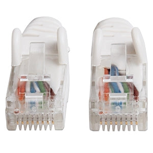 Cable Patch Cat 6, 1.0m( 3.0f) Utp Blanco - Cable For Dispositivo de Red, Conmutador, Módem, Router, Panel de Conexión, Enchufe de Pared - Cable de Conexión - Oro Contacto Chapado - Blanco