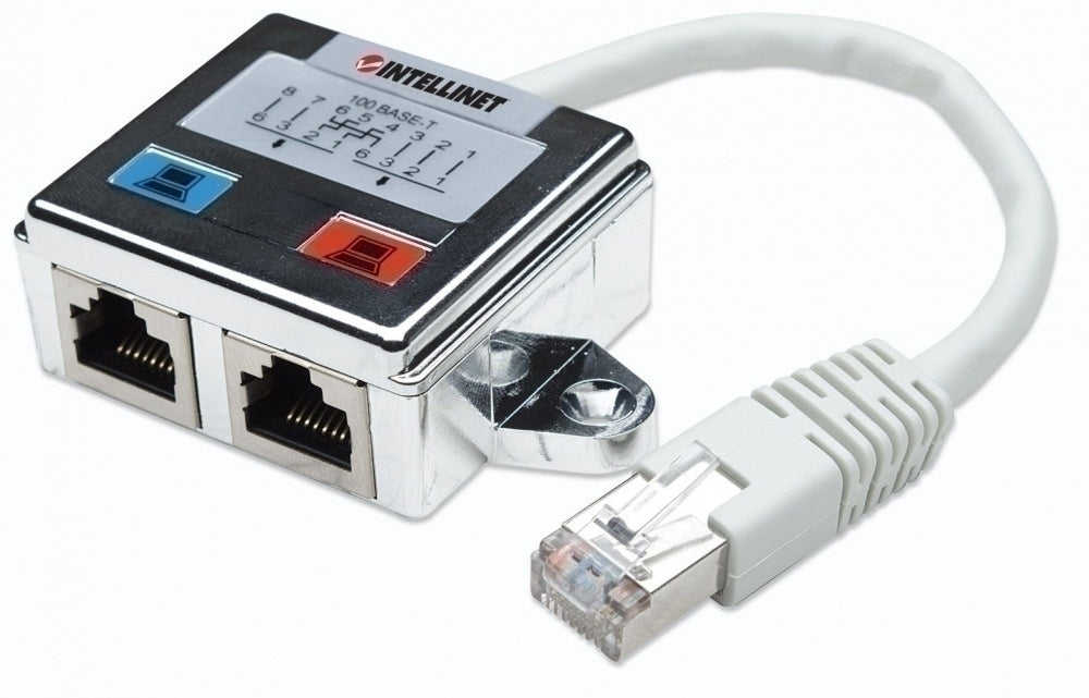 Distribuidor Modular Intellinet 504195 | 1x2 RJ45, Apantallado