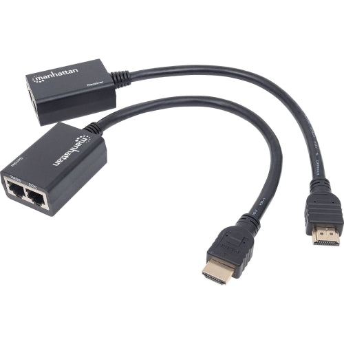 Kit Extensor Video HDMI Intellinet 207386 | 1080p, Hasta 30m Via RJ45 UTP Cat5e/Cat6