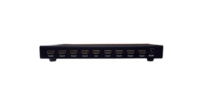 Video Splitter HDMI 4k@60hz, 1 In:8 Out - 7680 X 4320 - 1.20GHZ Ancho de Banda de Vídeo Máximo - 1 X Entrada HDMI - 8 X Salida HDMI