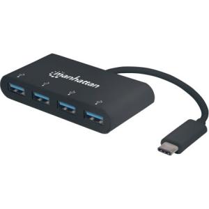 Hub USB-C Intellinet 162746 | 4 Puertos USB 3.1, Compatible con PC, Linux y Mac