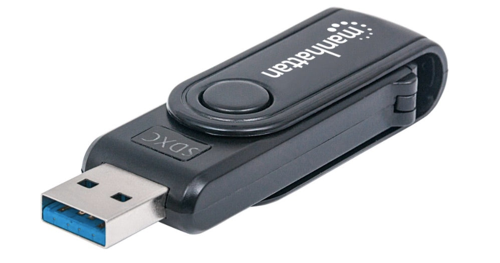 Lector de Tarjetas Intellinet 101981 | USB 3.0, 24 en 1, Compatible con SD, microSD