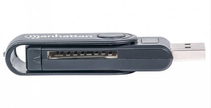 Lector de Tarjetas Intellinet 101981 | USB 3.0, 24 en 1, Compatible con SD, microSD