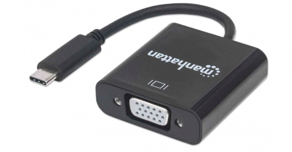 Convertidor USB-C a SVGA H - 1920 X 1080 Supported - Negro