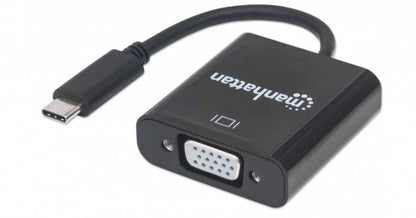 Convertidor USB-C a SVGA H - 1920 X 1080 Supported - Negro