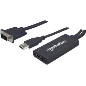 Adaptador VGA a HDMI Intellinet 152426 | Audio y Video, Conexión USB