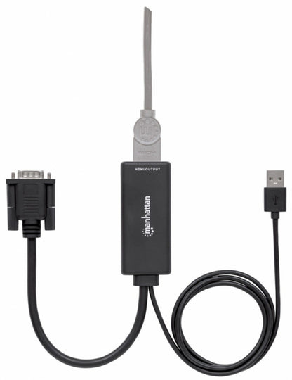Adaptador VGA a HDMI Intellinet 152426 | Audio y Video, Conexión USB