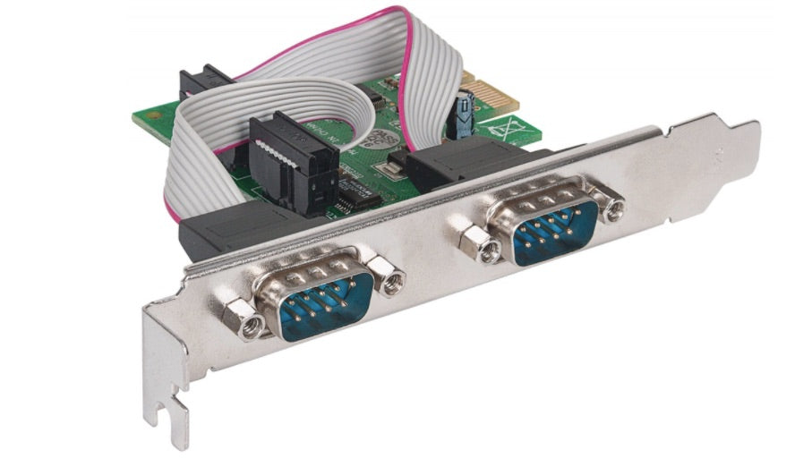 Tarjeta Serial PCI Express Intellinet 152082 | 2 Puertos DB9, PCI Express 1.1 X1