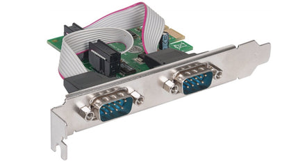 Tarjeta Serial PCI Express Intellinet 152082 | 2 Puertos DB9, PCI Express 1.1 X1
