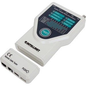 Probador de Cable Intellinet 780094 | RJ11, RJ45, USB, Firewire