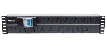 Barra PDU Intellinet 714075 | 15 Contactos, Montable en Bastidor 19