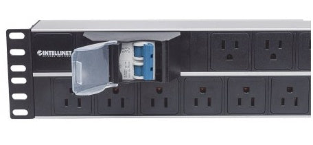 Barra PDU Intellinet 714075 | 15 Contactos, Montable en Bastidor 19