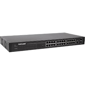 Switch Intellinet 560917 | 24 Puertos Gigabit, 2 SFP, Administración