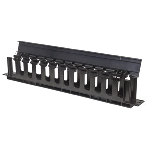 Organizador Horizontal 19" Intellinet 714679 | 1U Rack, Panel de Administración de Cables