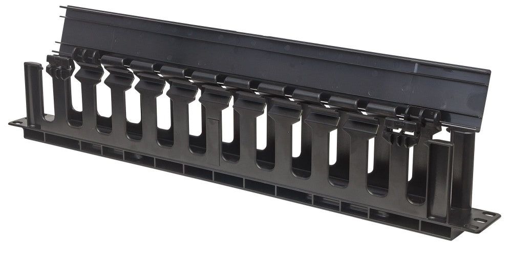 Organizador Horizontal 19" Intellinet 714679 | 1U Rack, Panel de Administración de Cables