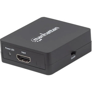 Manhattan Video Splitter HDMI 1080p, 1 In:2 Out, Alimentado Por USB - 1920 X 1200 - 225MHZ Ancho de Banda de Vídeo Máximo - 15m Distancia Máxima de Funcionamiento - 1 X Entrada HDMI - 2 X Salida HDMI