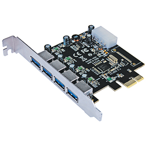 Tarjeta USB Intellinet 152891 | 4 Puertos USB 3.0, Compatible con Linux y PC