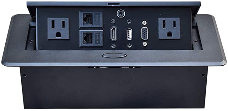 Enchufe de Alimentación Intellinet 164832 | 2 Tomas, 120V AC, Montaje Empotrado
