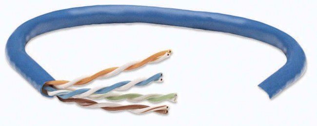 Cable de Red Intellinet Cat 6 UTP 705059 | 305m, 23 AWG, Sólido Azul