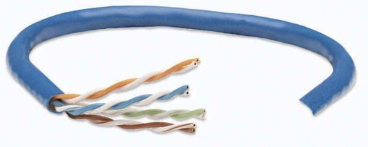 Cable de Red Intellinet Cat 6 UTP 705059 | 305m, 23 AWG, Sólido Azul