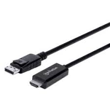 Manhattan Cable Displayport - HDMI M-M 4k 3.0m - Cable For Portátil, Computadora de Escritorio, Pantalla, Hdtv, Monitor, Proyector, Dispositivo de Audio/vídeo - Extremo Prinicpal: Errores con Datos