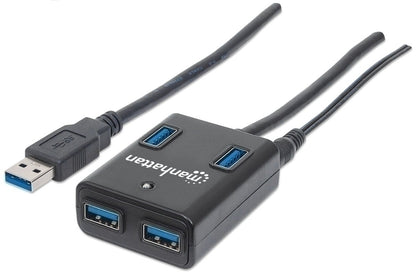 Manhattan Hub USB 3.0 de Supervelocidad - Manhattan Superspeed USB 3. Hub