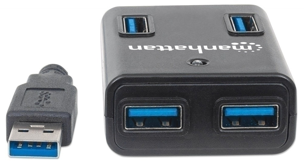 Manhattan Hub USB 3.0 de Supervelocidad - Manhattan Superspeed USB 3. Hub