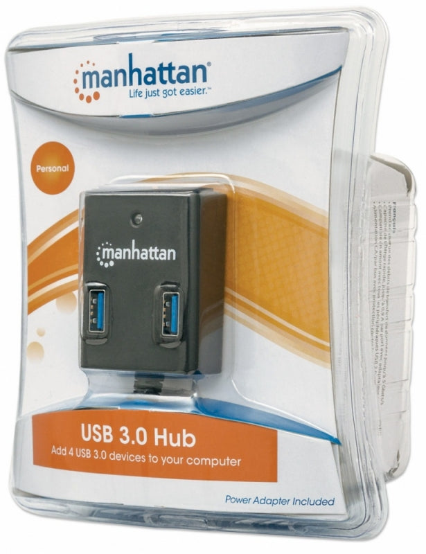 Manhattan Hub USB 3.0 de Supervelocidad - Manhattan Superspeed USB 3. Hub