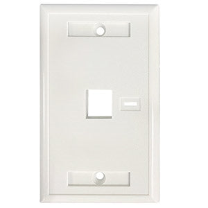 Tapa de Pared Intellinet 772389 | 1 Puerto, Perforación para Etiqueta