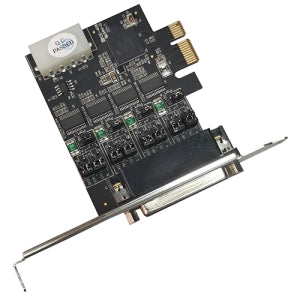 Tarjeta Serial Pci Express Cuatro Puertos Db9 Salida de Energia de 5v - Pci Express 1.1 X1 - Pc, Linux - 1 X Número de Puertos Serie Externos