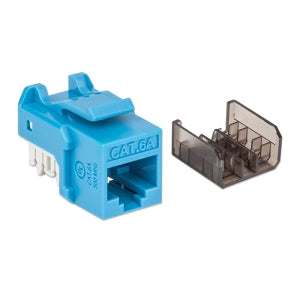 Jack Cat 6a de Impacto (keystone) Azul - Azul
