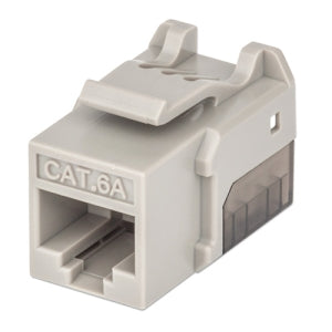 Jack Cat 6a Intellinet 772341 | Keystone Gris, Alta Velocidad
