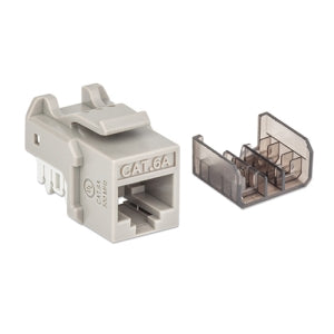 Jack Cat 6a Intellinet 772341 | Keystone Gris, Alta Velocidad