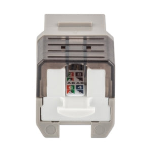 Jack Cat 6a Intellinet 772341 | Keystone Gris, Alta Velocidad