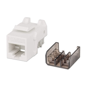 Jack Keystone Cat 6a Intellinet 772358 | Blanco, Conector de Impacto