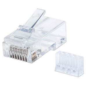 Conector RJ45 Intellinet 790604 | Cat 6 UTP Sólido, Paquete de 90 Piezas