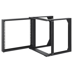 Rack 19" Abierto Mural 9u 500x450, Flatpac - Spcc, Acero Laminado en Frío (crs), Acero con Recubrimiento de Polvo - 30kg Capacidad Máxima de Peso - 30kg Capacidad de Peso Estático